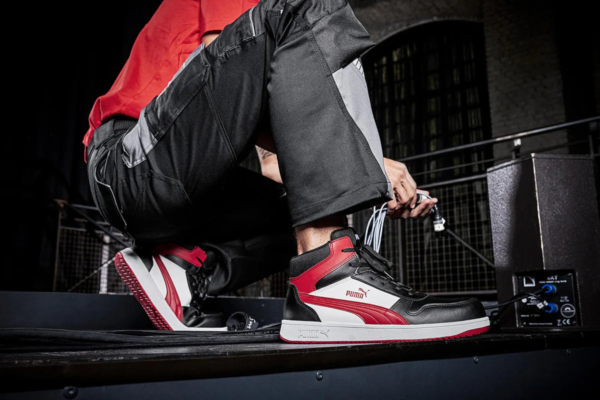 PUMA SAFETY FRONTCOURT MID Safety Shoe S3L ESD - SecureHeights