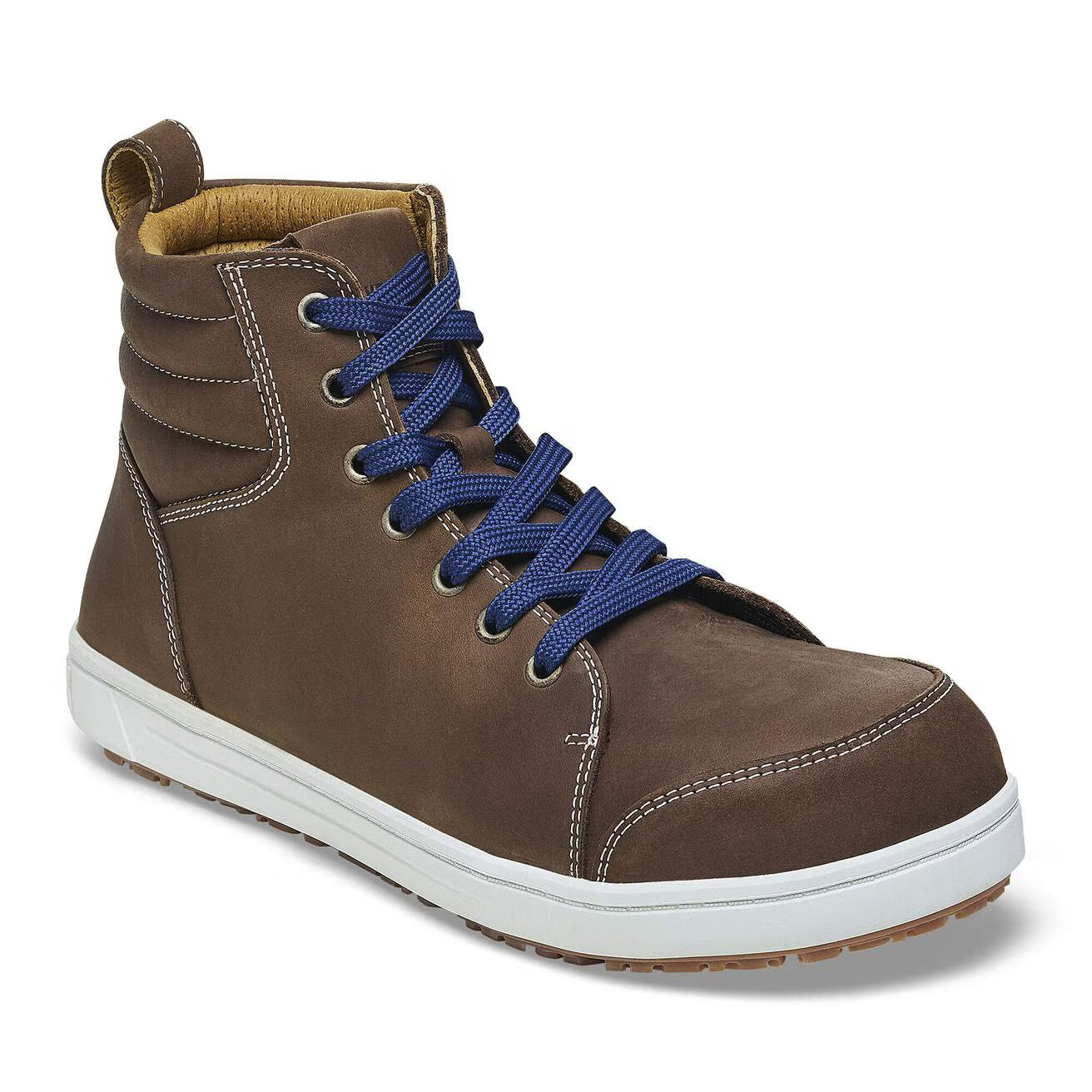 Birkenstock Professional QS 700 S3 Oiled Nubuck Leather Safety Boots - Brown Oily - SecureHeights