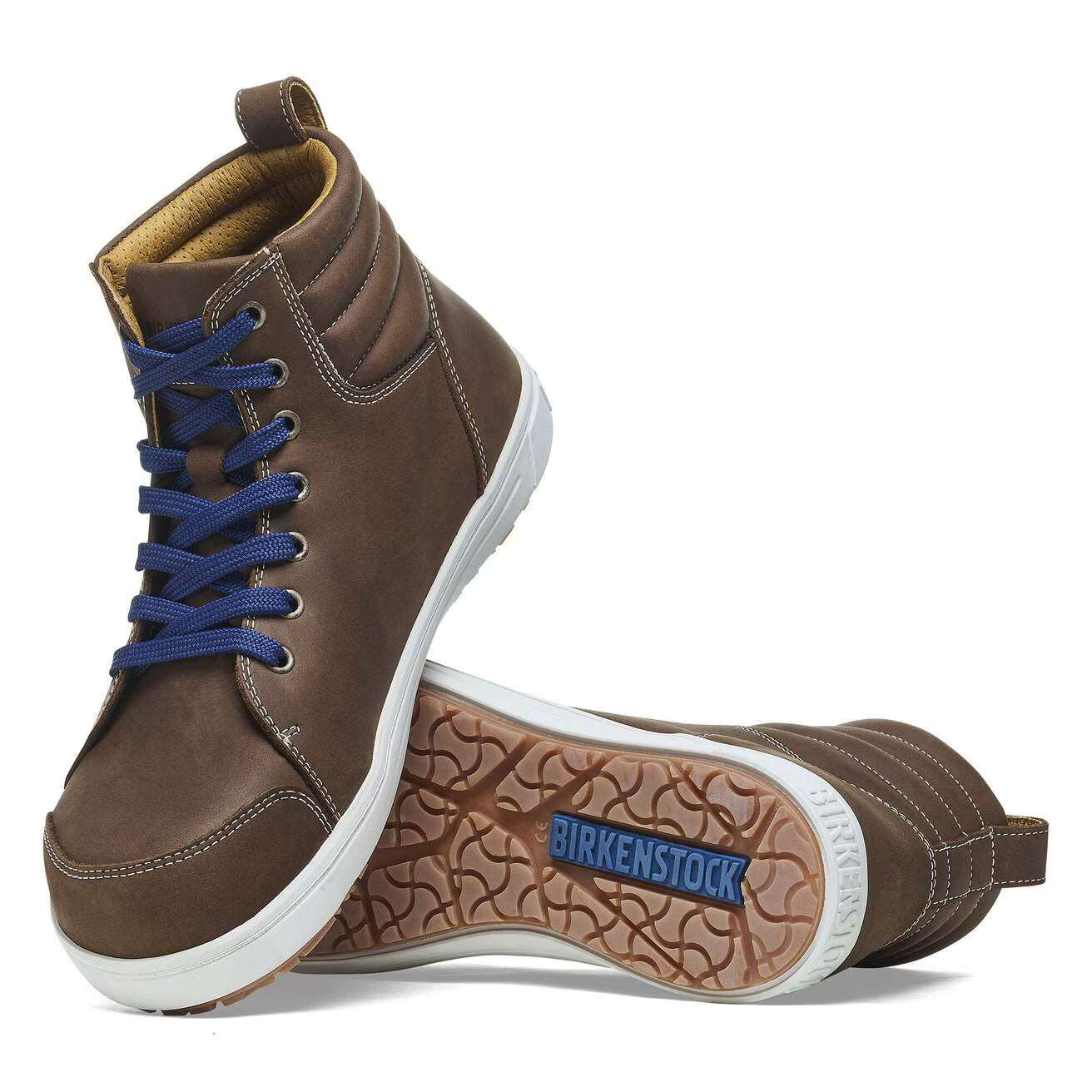 Birkenstock Professional QS 700 S3 Oiled Nubuck Leather Safety Boots - Brown Oily - SecureHeights