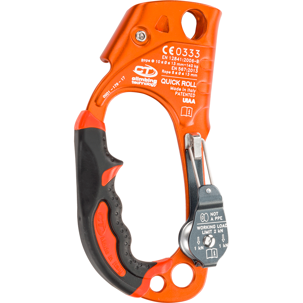 Climbing Technology QUICK ROLL Rope Ascender with Integrated Pulley - SecureHeights