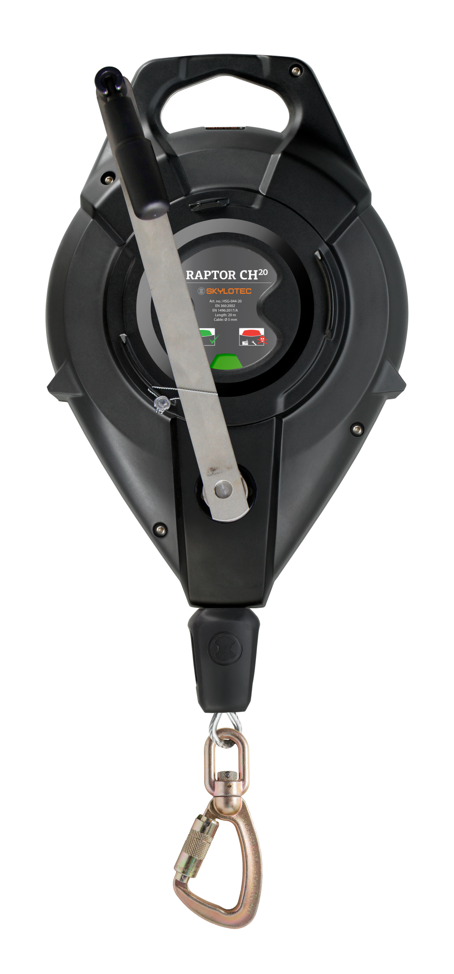 Skylotec RAPTOR C20 HUB 20m Galvanised Steel Cable Fall Arrest Block with Rescue Winch HSG-044-20 - SecureHeights