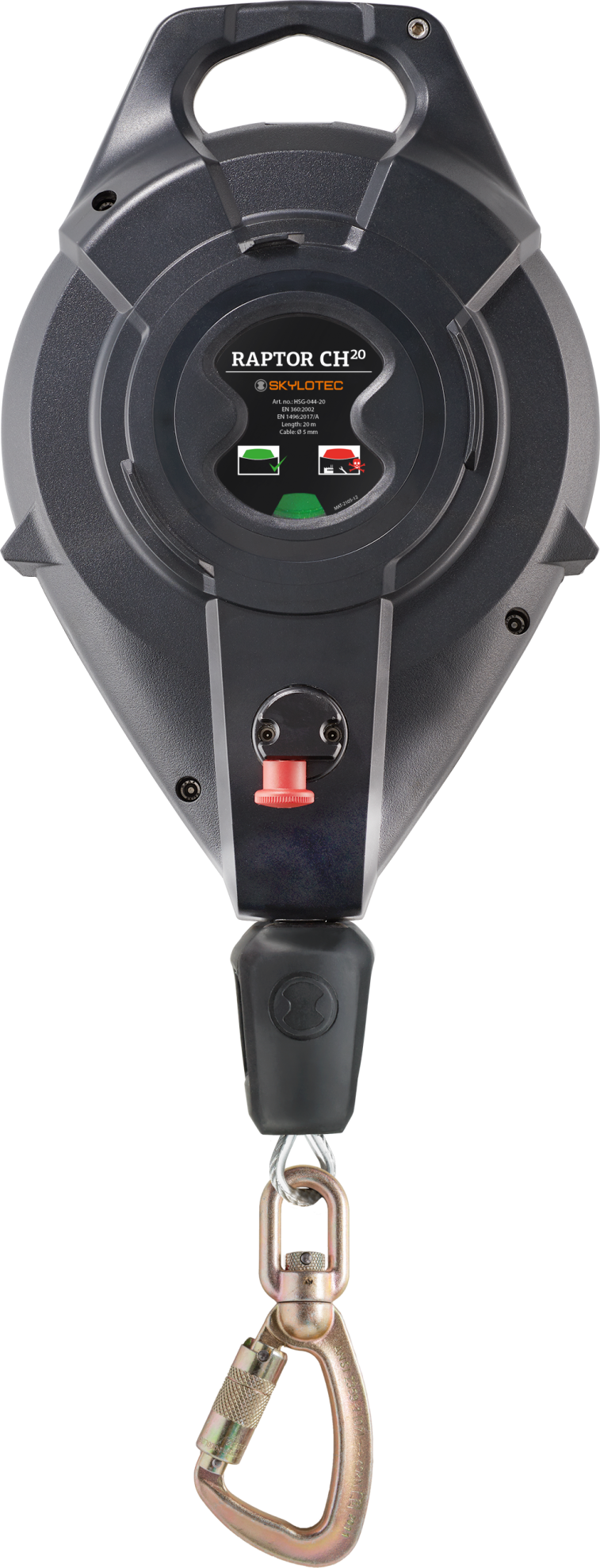 Skylotec RAPTOR C20 HUB 20m Galvanised Steel Cable Fall Arrest Block with Rescue Winch HSG-044-20 - SecureHeights