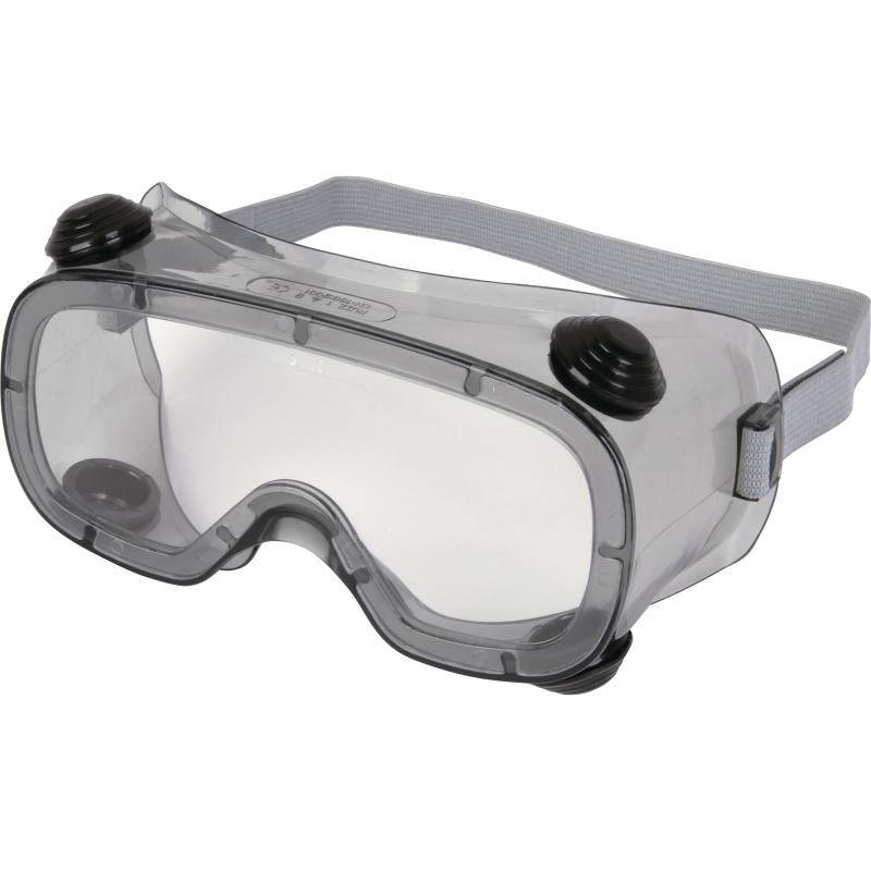 DeltaPlus RUIZ1 Adjustable Polycarbonate Indirect Ventilated Clear Safety Goggles (Pack of 10) - SecureHeights