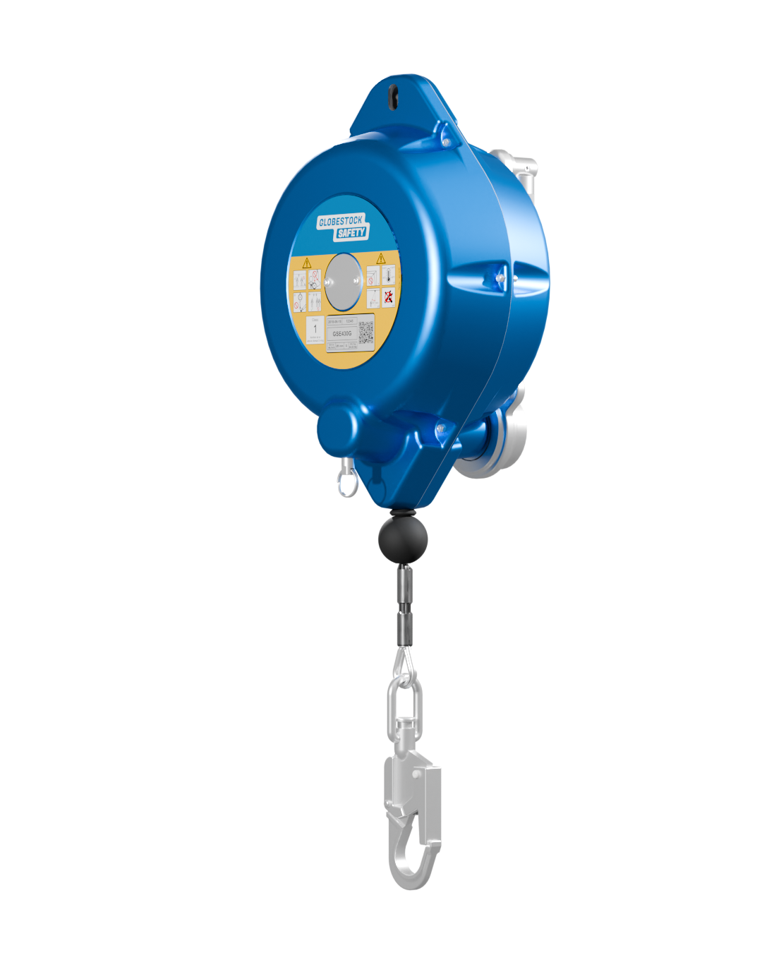 Globestock SAVER Stainless Steel Cable Fall Arrest Block with Rescue Winch 10m-25m - SecureHeights