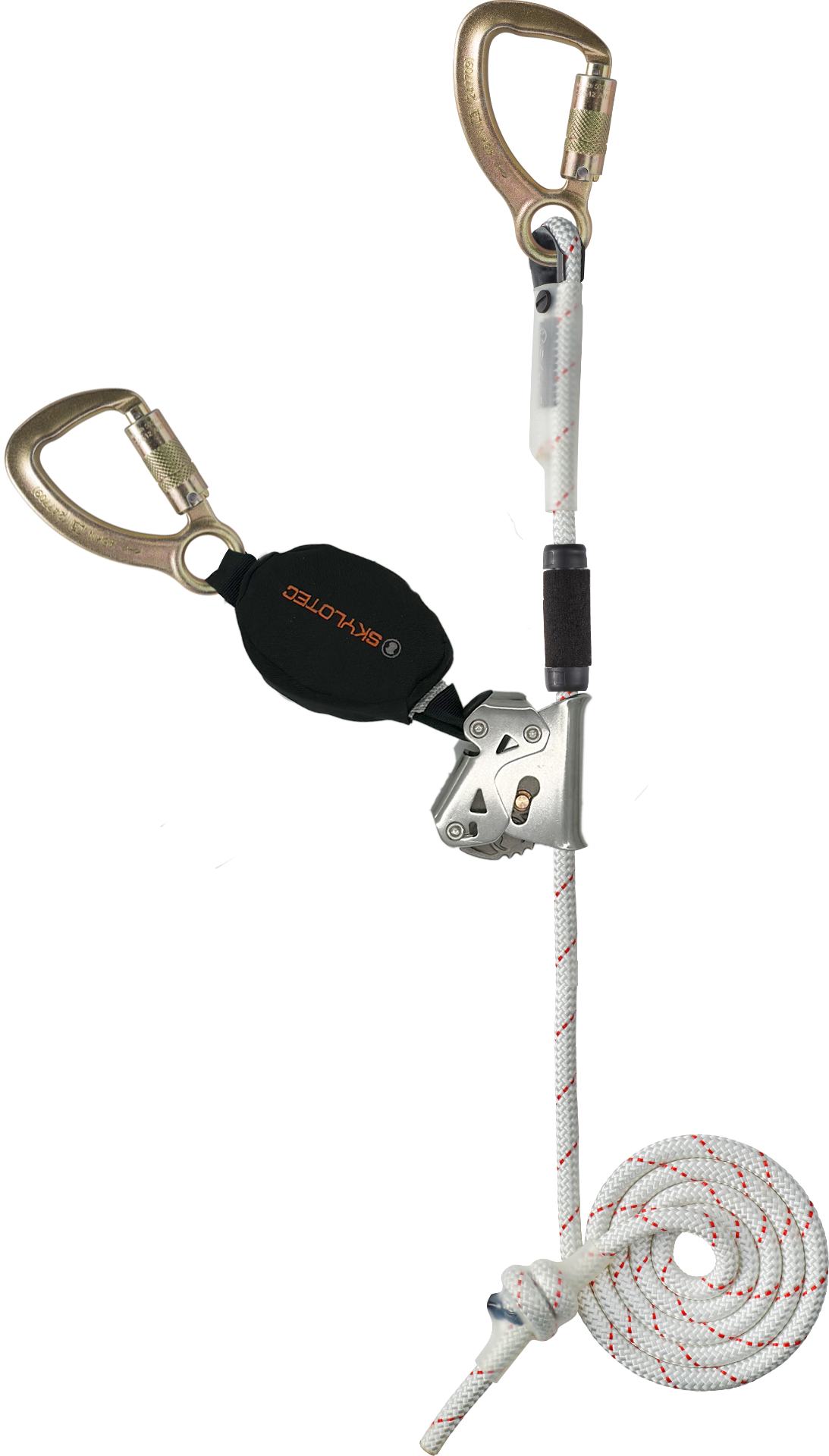 Skylotec SCOUT Collapsible Fall Arrester with Integrated Strap and Carabiner 5m-20m - SecureHeights
