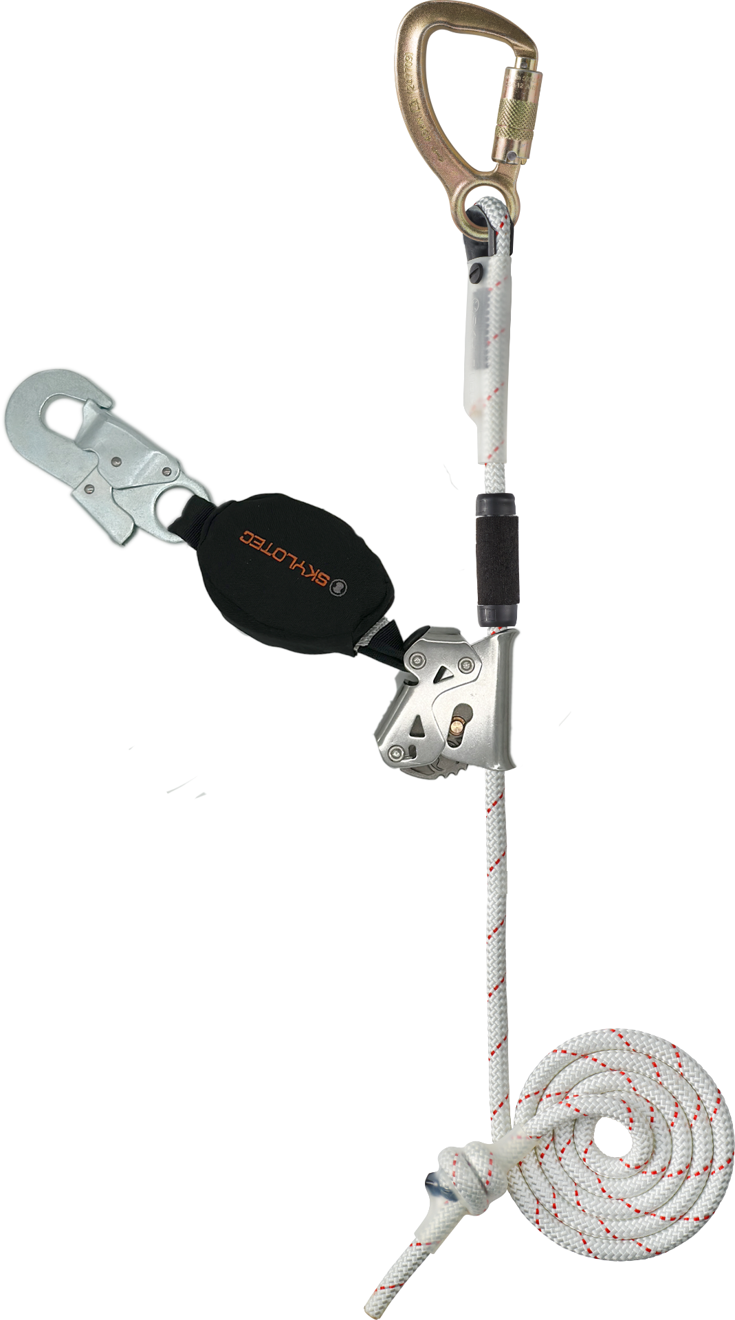 Skylotec SCOUT Collapsible Fall Arrester with Integrated Strap and Snap Hook 5m-20m - SecureHeights