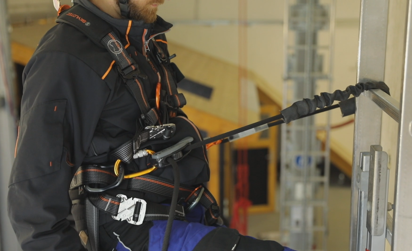 Skylotec SET LORY PRO Single Leg Lanyard with Scaffold Hook 2m-25m - SecureHeights