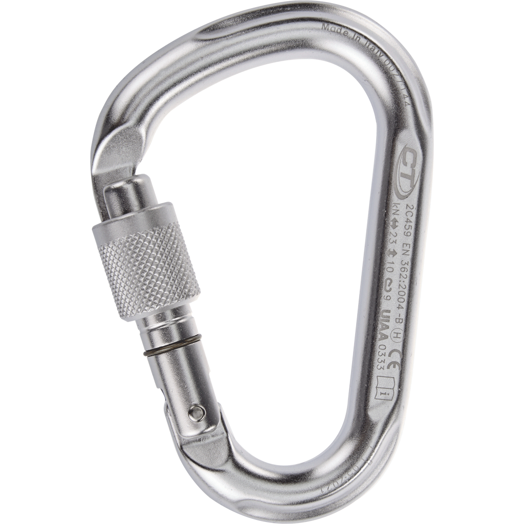 Climbing Technology SNAPPY SG Light-Alloy HMS Screwgate Carabiner - SecureHeights