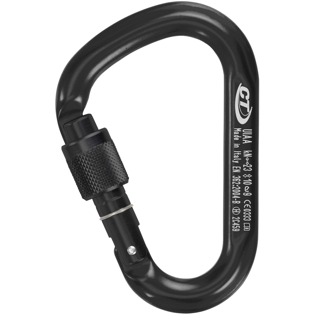 Climbing Technology SNAPPY SG Light-Alloy HMS Screwgate Carabiner - SecureHeights