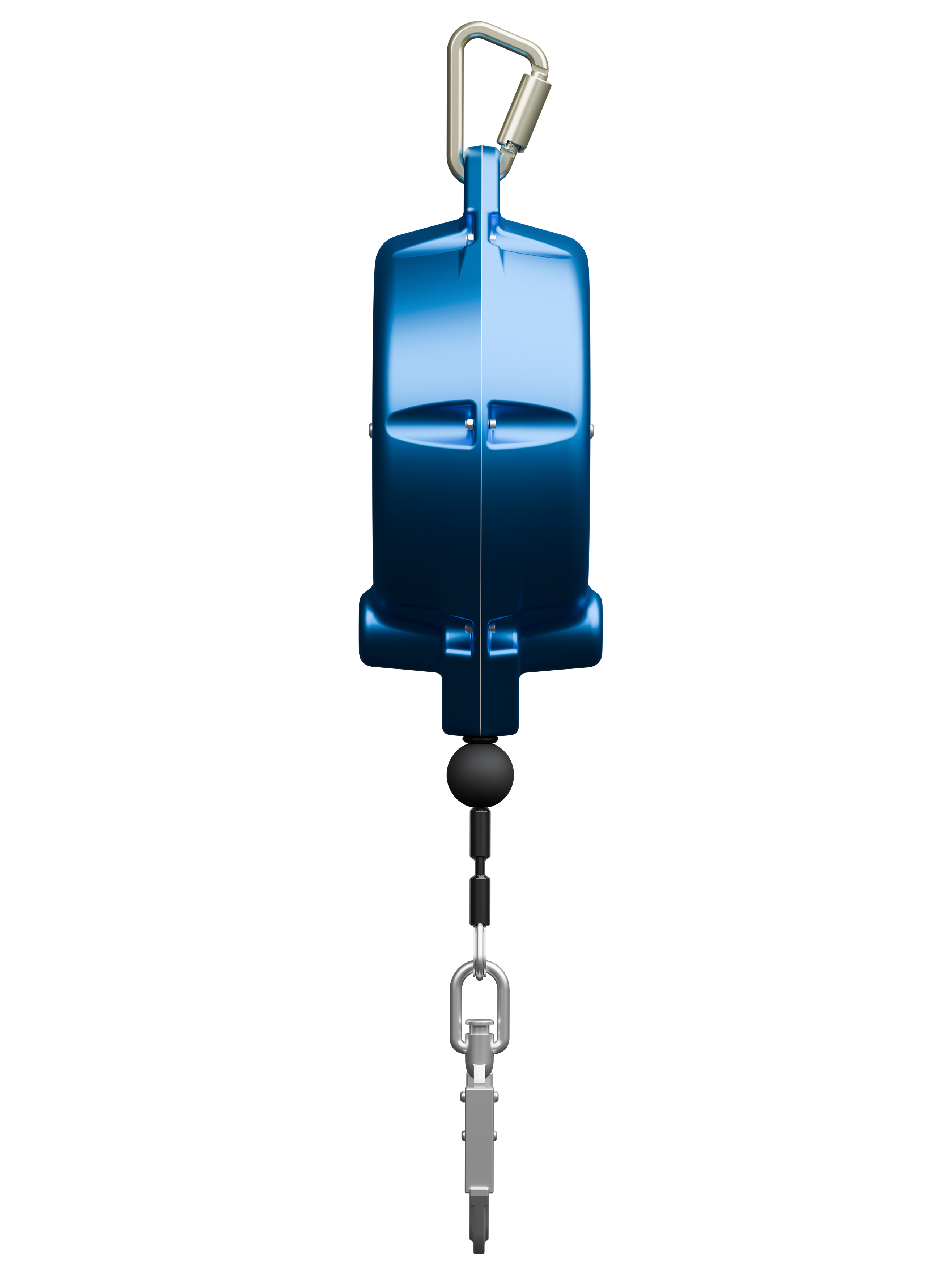 Globestock STOP Stainless Steel Cable Fall Arrest Block with Stainless Steel Snap Hook 10m-25m - SecureHeights