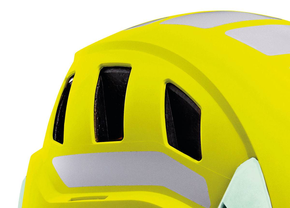 Petzl STRATO VENT HI VIZ Comfortable Lightweight High Visibility Helmet - SecureHeights