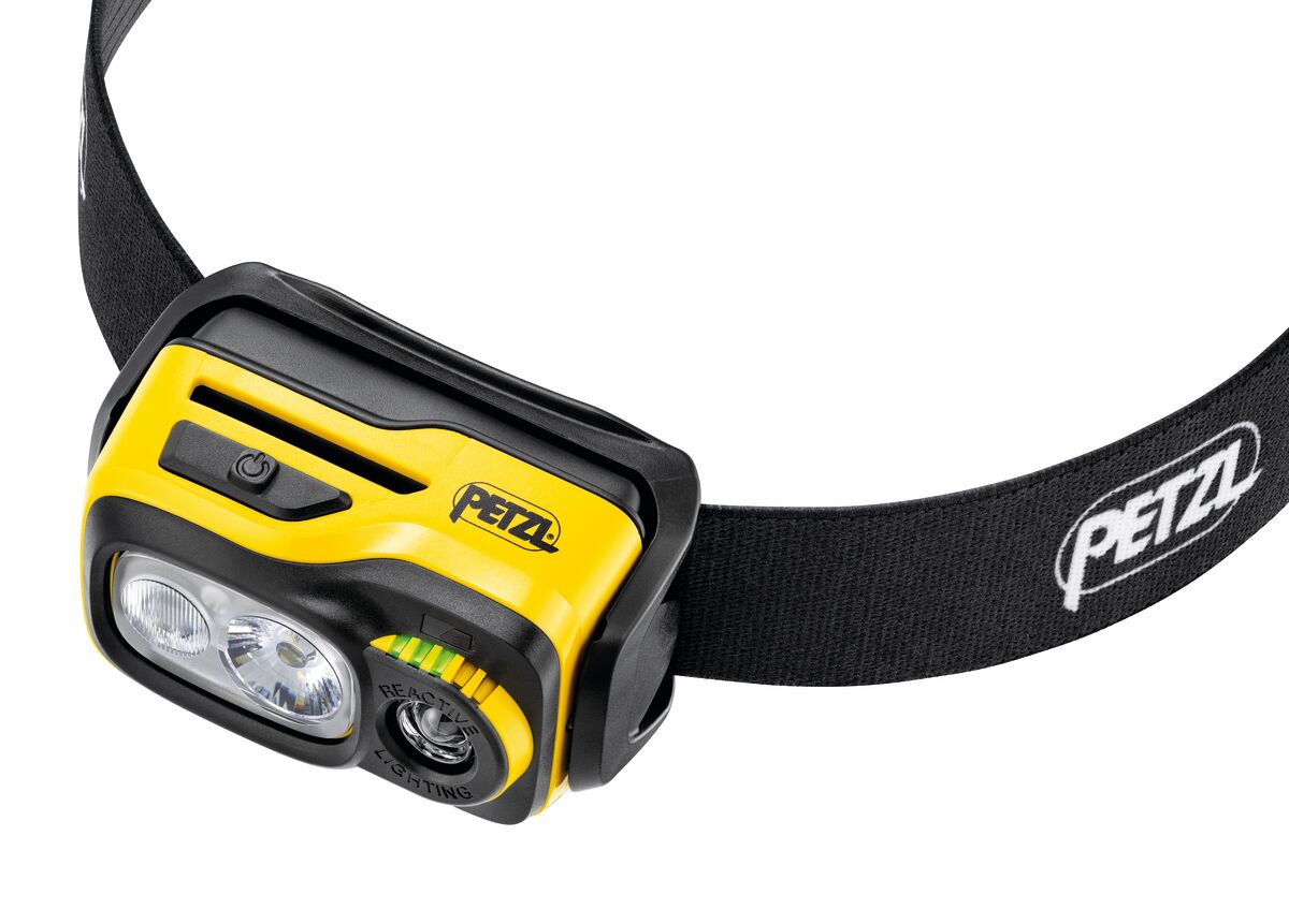 Petzl SWIFT RL 1100 Lumens REACTIVE LIGHTING Powerful Rechargeable Mixed Beam Headlamp E810AB00 - SecureHeights