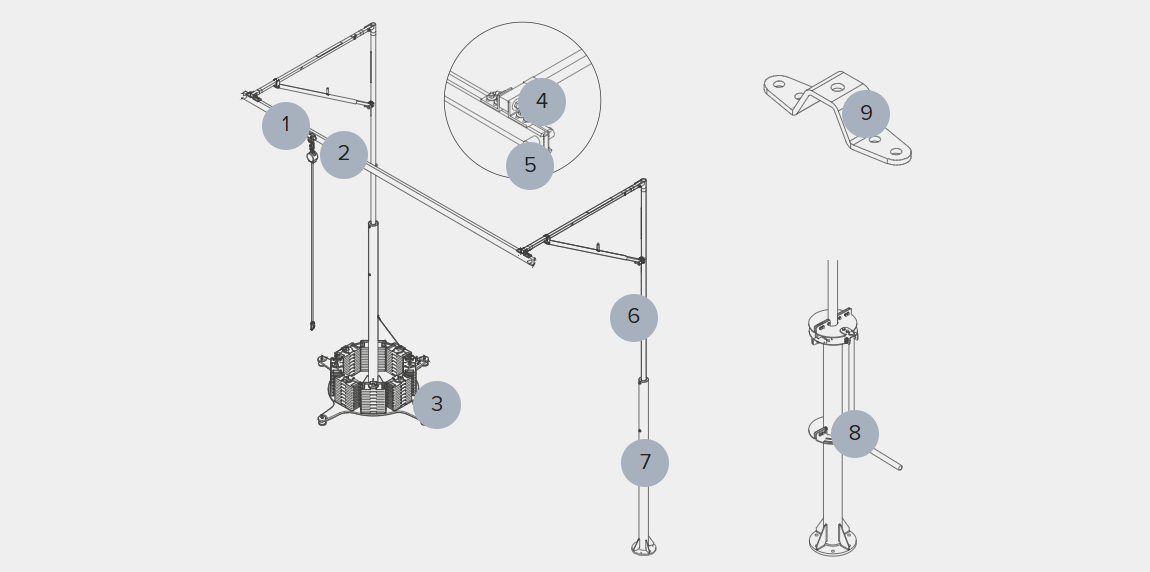 Fallprotec SafeAccess Overhead Fall Arrest Rail System