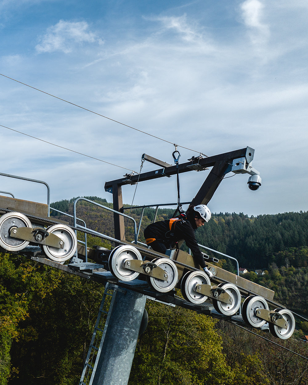 Fallprotec SecuRope Neo Pro Cable Steel Beam Lifeline System