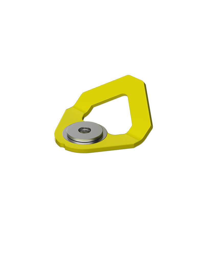 Fallprotec Stainless Steel 13mm Yellow Swivel Anchor Point LDV029