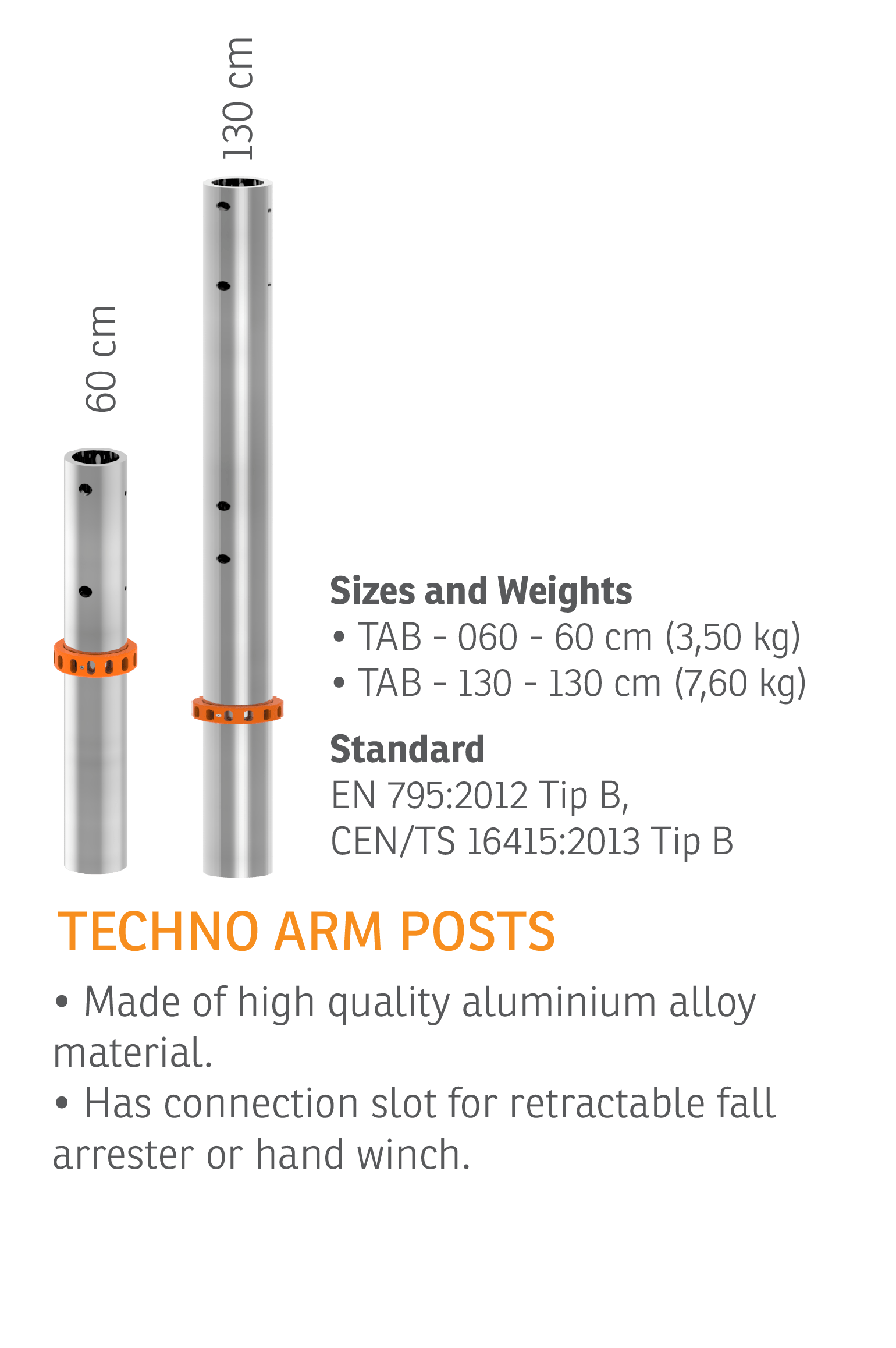 Kaya Safety TECHNO ARM Cantilever Arm 60cm-130cm - SecureHeights
