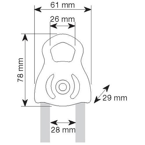 CAMP Safety TETHYS Compact Lightweight Prusik Pulley - SecureHeights