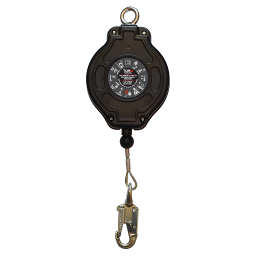 Abtech Safety TORQ Lite 6m Galvanised Steel Cable Fall Arrest Block ABRL06 - SecureHeights