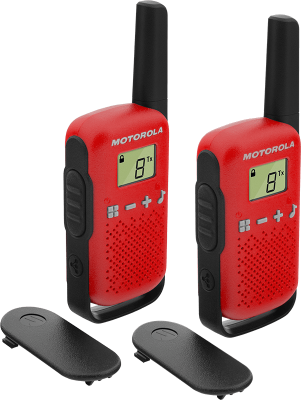 Motorola Talkabout T42 Licence Free PMR446 Two Way Radio Walkie Talkie Twin Pack - SecureHeights