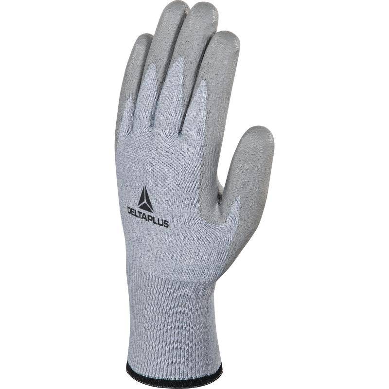 DeltaPlus VENICUTB01 (VENICUT32ESD) Cut B PU Coated Palm 15 Gauge Antistatic Knitted Safety Gloves (5 Pairs) - SecureHeights