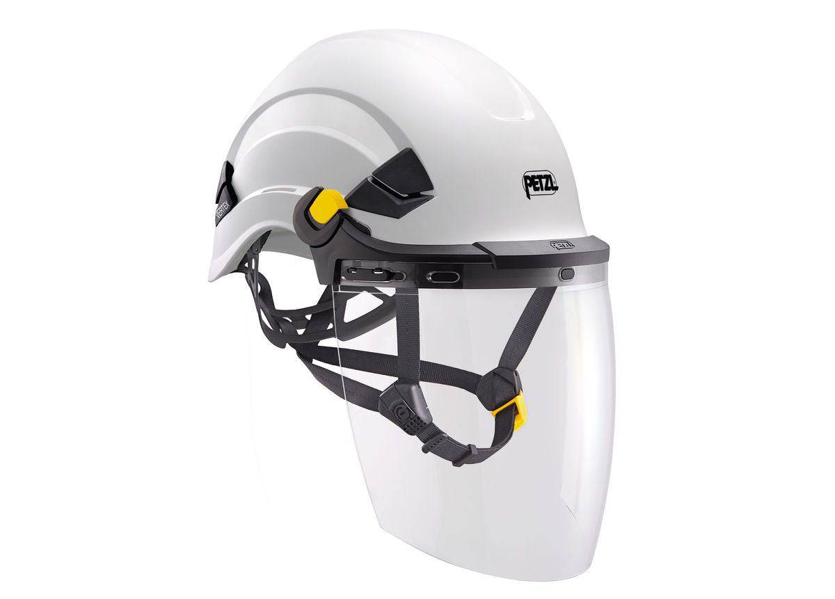 Petzl VIZEN Electric Arc Hazard Protection Face Shield for STRATO and VERTEX Helmets A014AA00 - SecureHeights