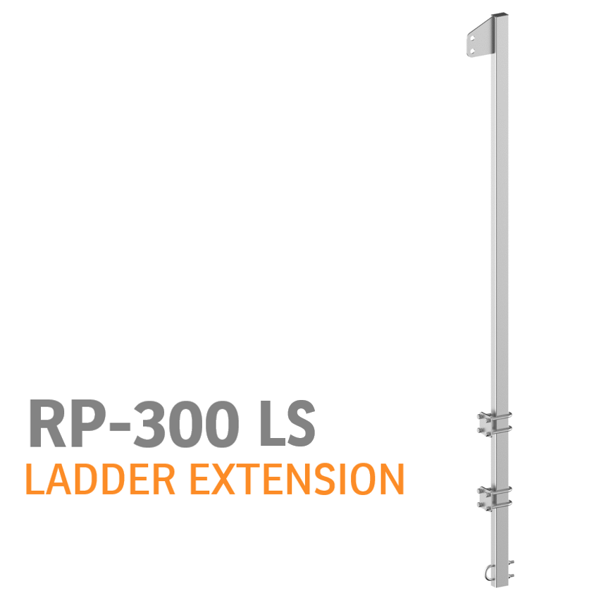 Kaya Safety Vertical Lifeline System with Ladder Extension (Shock Absorber on the Rope Grab) 5m-100m K-2035 A - SecureHeights