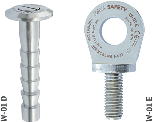 Kaya Safety Stainless Steel Wall Anchor W-01 - SecureHeights
