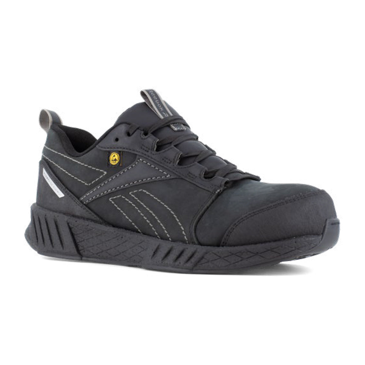 Reebok FUSION FORMIDABLE SAFETY IB1080 S3S ESD Leather Safety Trainers - Black